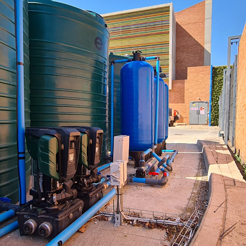 Full pump and control setup